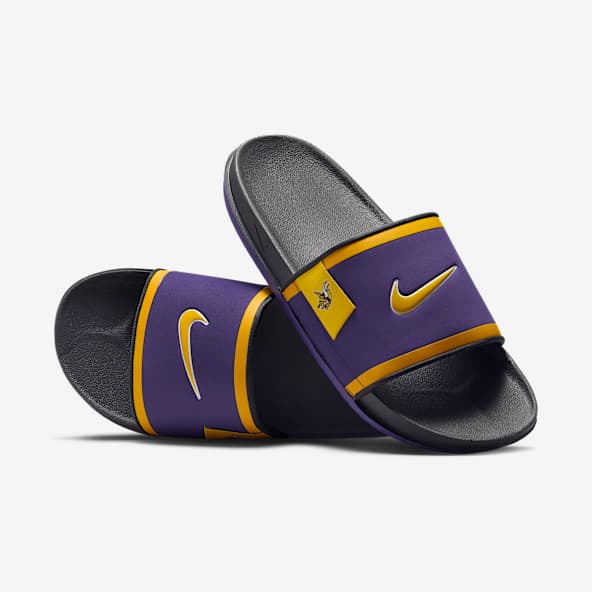 Purple nike slides mens top